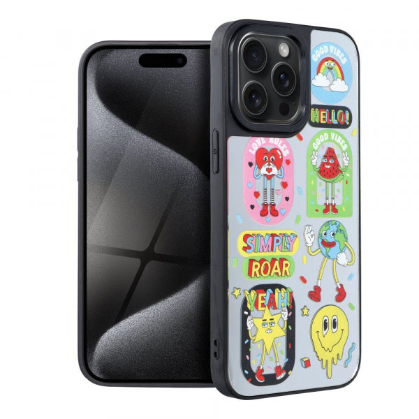 Apple iPhone 15 Chill Flash 1 - Melna ar dizainu