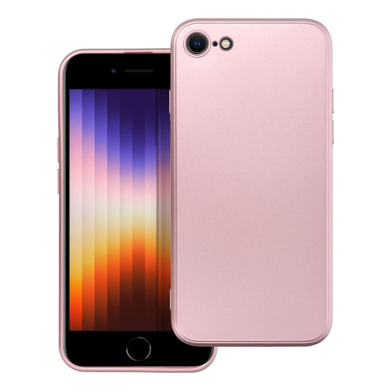 Viedtālruņa aizmugurējais vāciņš Apple iPhone SE 20 Metallic - Rozā