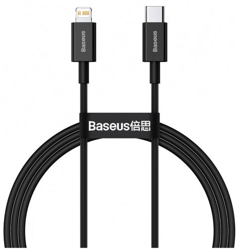Kabelis Baseus Lightning USB-C 1m