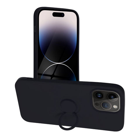 Viedtālruņa aizmugurējais vāciņš Apple iPhone 14 Pro Max Silicone Ring - Dažādās krāsās