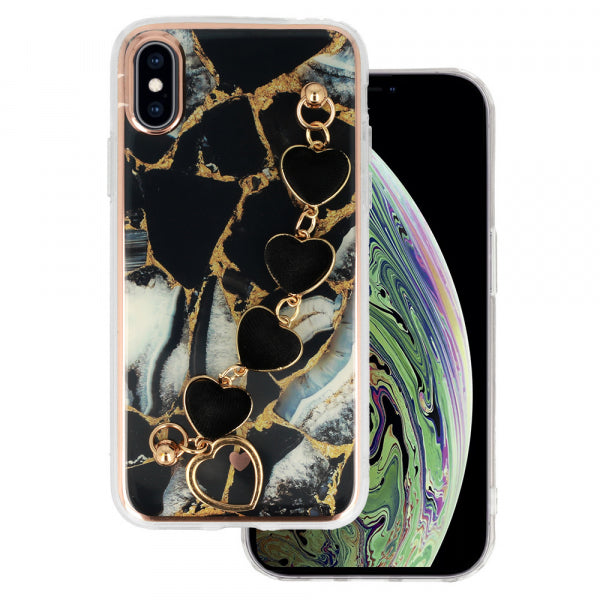 Viedtālruņa aizmugurējais vāciņš Apple iPhone XS Trend Design 1 - Melna