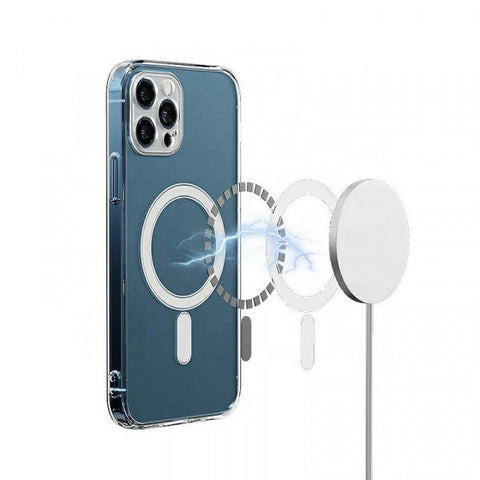 Viedtālruņa aizmugurējais vāciņš Apple iPhone 12 Pro Max MagSafe CASE - Caurspīdīga
