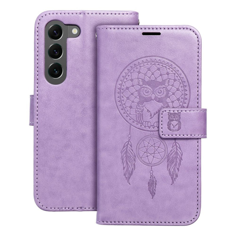 Viedtālruņa atveramais maciņš Samsung Galaxy S23 Mezzo Book Drch - Purpura