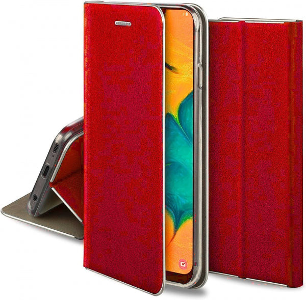 Viedtālruņa atveramais maciņš Samsung Galaxy S20 Plus Flip Venus - Sarkana