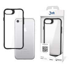 Viedtālruņa aizmugurējais vāciņš Apple iPhone 6s Satin Armor Case Pl - Melna caurspīdīga