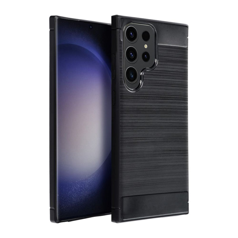 Viedtālruņa aizmugurējais vāciņš Samsung Galaxy A33 Carbon Case - Melna