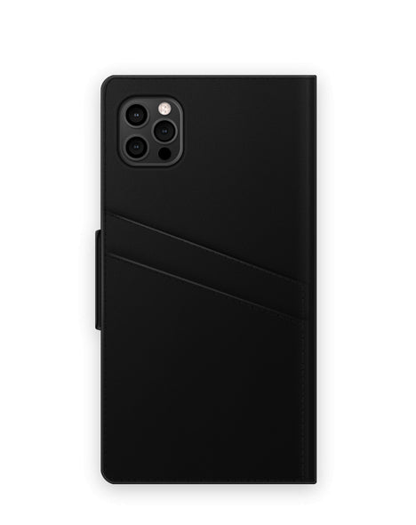 Viedtālruņa atveramais maciņš Apple iPhone 12 Pro Max Intense Black Wallet - Melna