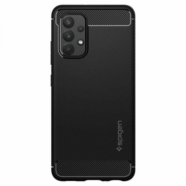 Viedtālruņa aizmugurējais vāciņš Samsung Galaxy A72 Rugged Armor - Melna