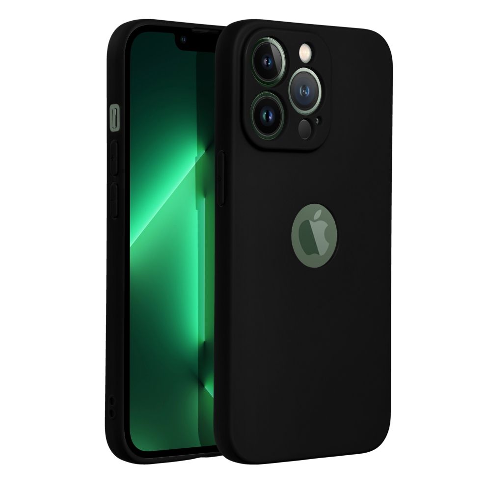 Viedtālruņa aizmugurējais vāciņš Apple iPhone 13 Pro Soft case - Melna