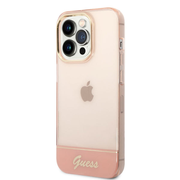 Viedtālruņa aizmugurējais vāciņš Apple iPhone 14 Pro Translucent - Rozā