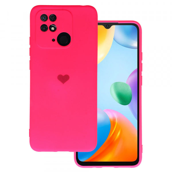 Redmi 10c Silicone Heart - Dažādās krāsās