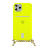 Viedtālruņa aizmugurējais vāciņš Apple iPhone 12 Pro Max Strap Fluo - Dzeltena