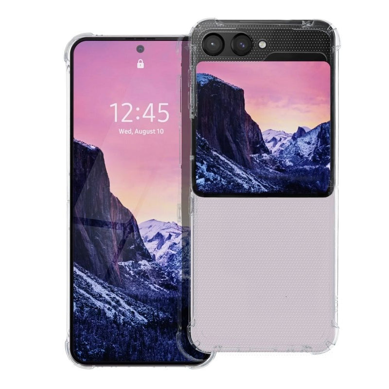 Viedtālruņa aizmugurējais vāciņš Samsung Galaxy Z Flip 5 Clear Case - Caurspīdīga