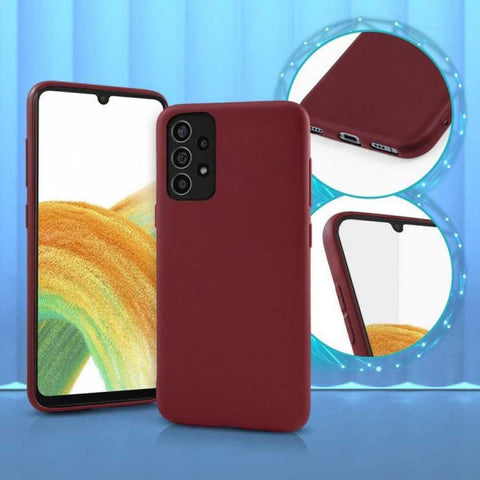 Samsung Galaxy S21 Fe Matte - Burgundijas