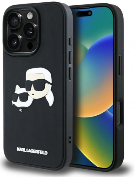 Apple iPhone 16 Pro Rubber Double - Melna