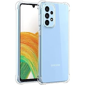 Viedtālruņa aizmugurējais vāciņš Samsung Galaxy A23 Silikon 2MM - Caurspīdīga