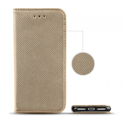Viedtālruņa atveramais maciņš Samsung Galaxy Note 20 SMARTMAGNET - Zelta