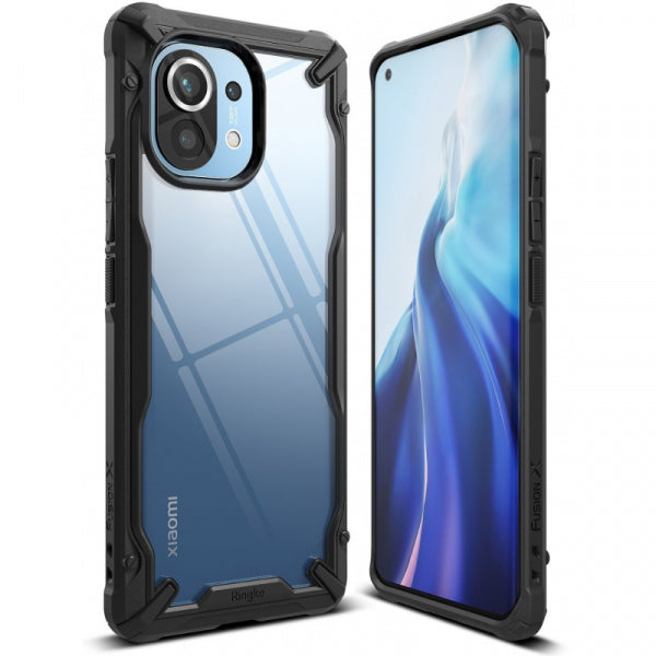 Xiaomi Mi 11 Fusion - Melna caurspīdīga