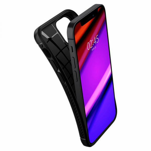 Apple iPhone 12 Mini Rugged Armor - Melna