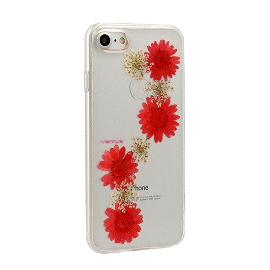 Samsung Galaxy S10 Plus Real Flower Flora Pattern - Caurspīdīga ar dizainu
