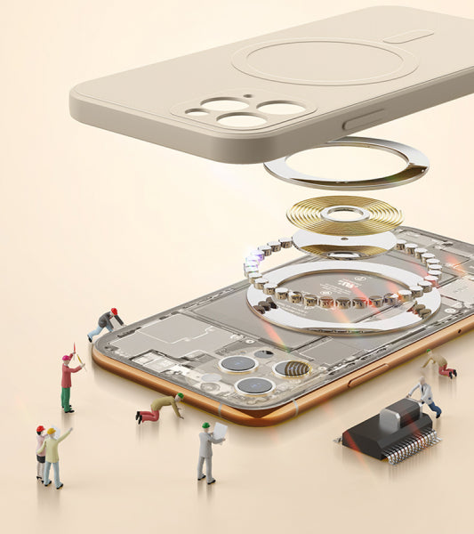 Apple iPhone 12 Mini Magsilicone - Bēša