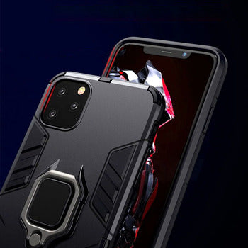 Samsung Galaxy A22 Ring Armor - Melna