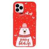 Apple iPhone 12 Pro Max Christmas Design 5 - Sarkana ar dizainu