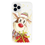 Apple iPhone X/XS Christmas Design 3 - Balta ar dizainu