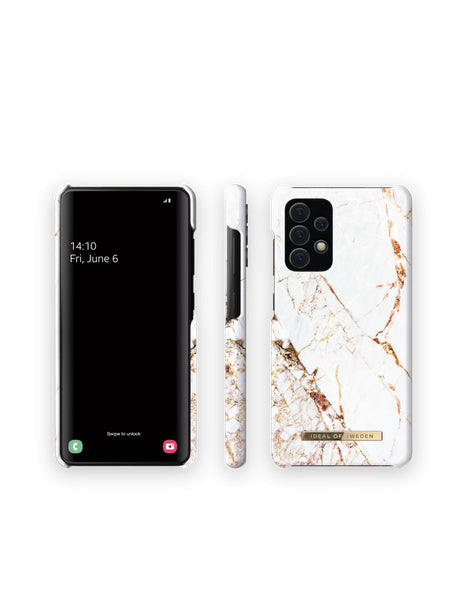 Samsung Galaxy A52 Carrara - Balta zelta ar dizainu
