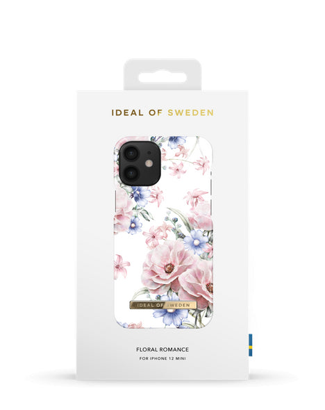 Apple iPhone 12 Mini Floral Romance - Balta maigi rozā ar dizainu