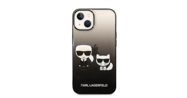 Apple iPhone 14 Ikonik Karl Choupette - Melna
