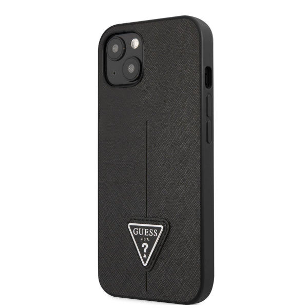 Apple iPhone 13 Saffiano Collection - Melna