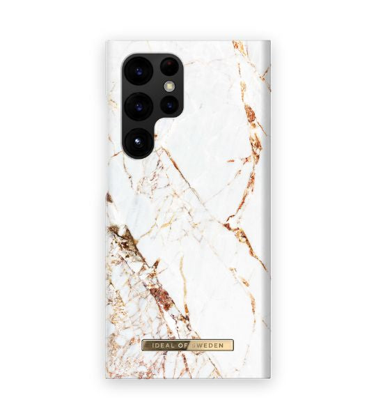 Samsung Galaxy S23 Ultra Carrara - Balta zelta ar dizainu