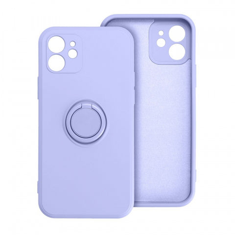 Viedtālruņa aizmugurējais vāciņš Samsung Galaxy A35 Silicone Ring - Violeta