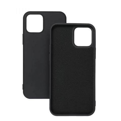 Viedtālruņa aizmugurējais vāciņš Apple iPhone 16E Silicone Case - Melna