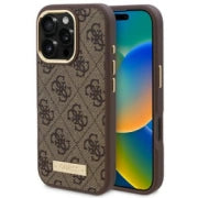 Viedtālruņa aizmugurējais vāciņš Apple iPhone 16 Pro Max 4G Collection Mag - Brūna