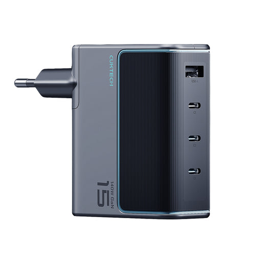 Lādētājs Cuktech 140W GAN - Pelēka