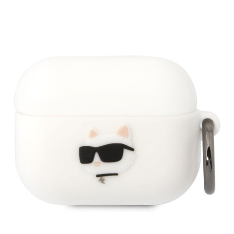 Austiņu apvalks Apple Airpods Pro - Balta ar dizainu