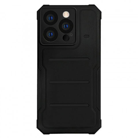 Viedtālruņa aizmugurējais vāciņš Apple iPhone 14 Pro Max Stone case - Melna