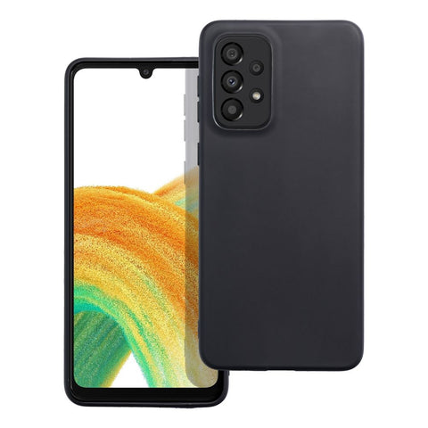Viedtālruņa aizmugurējais vāciņš Samsung Galaxy A33 Matt case - Melna