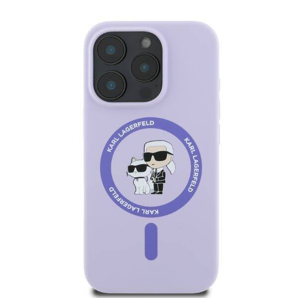 Viedtālruņa aizmugurējais vāciņš Apple iPhone 14 IKONIK KARL CHOUPETTE Viedtalruna Aizmugurejais Vacins Apple Iphone 14 Ikonik Karl Choupette - Melna