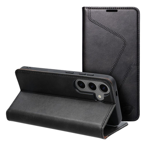Viedtālruņa atveramais maciņš Samsung Galaxy S24 / A15 5G / S24 Plus F Protect Rfid - Melna