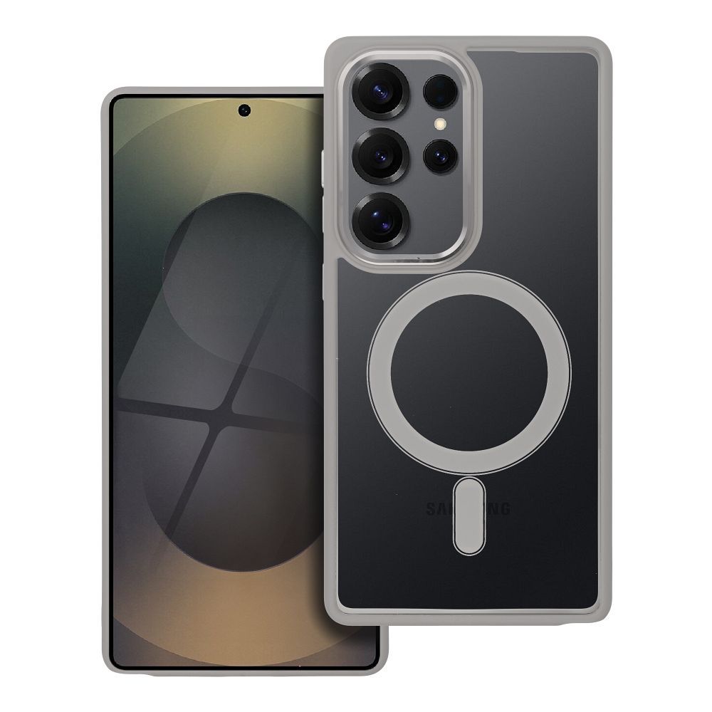Viedtālruņa aizmugurējais vāciņš Samsung Galaxy S25 Ultra / S25 Color Mag Cover - Pelēka
