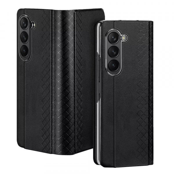Viedtālruņa aizmugurējais vāciņš Samsung Galaxy Z Fold 5 Bril Leather - Dažādās krāsās