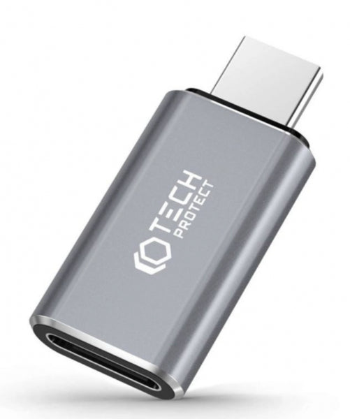 Kabeļa pārveidotājs Tech Protect USB-C Lightning - Pelēka