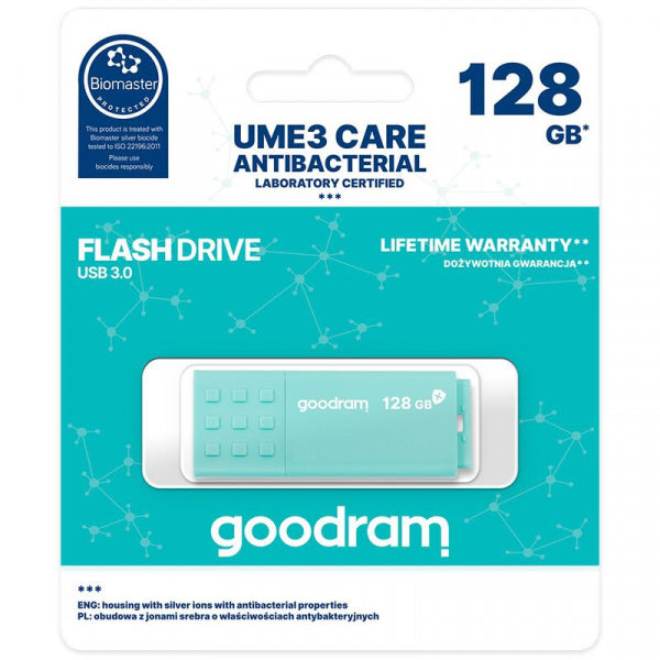 Ārējā atmiņa Goodram 128GB USB 3.0 USB-A - Dažādās krāsās