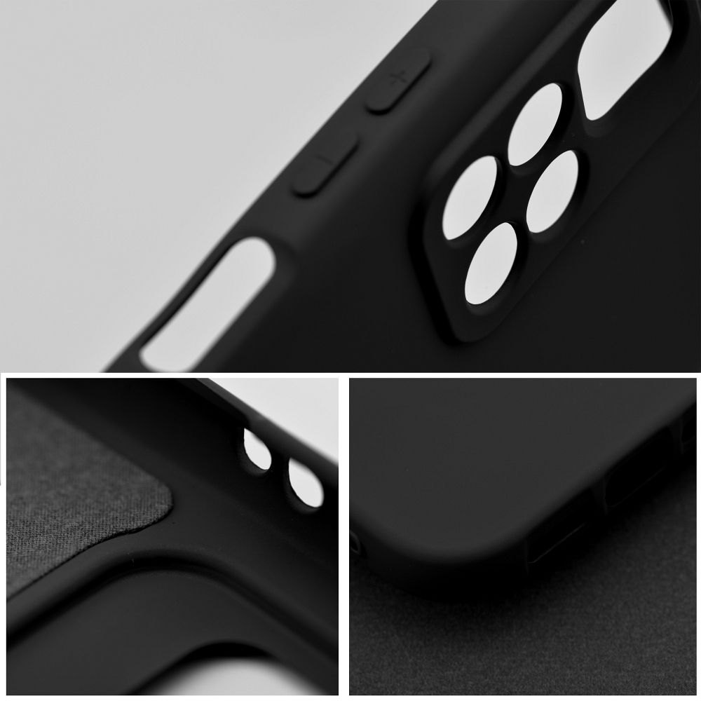Viedtālruņa aizmugurējais vāciņš Xiaomi Redmi 14C SILICON - Melna
