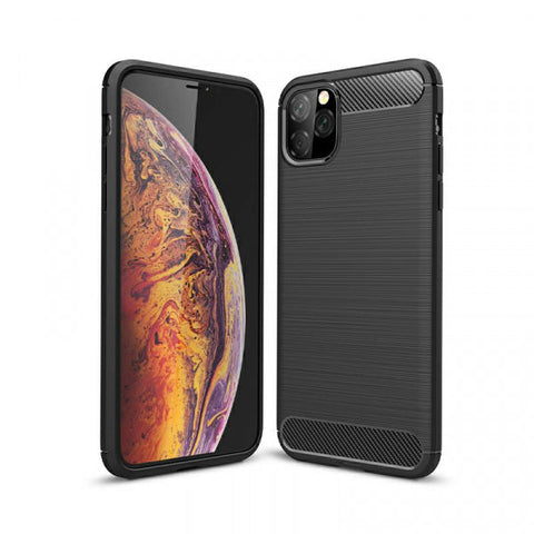 Viedtālruņa aizmugurējais vāciņš Samsung Galaxy A42 Carbon - Melna