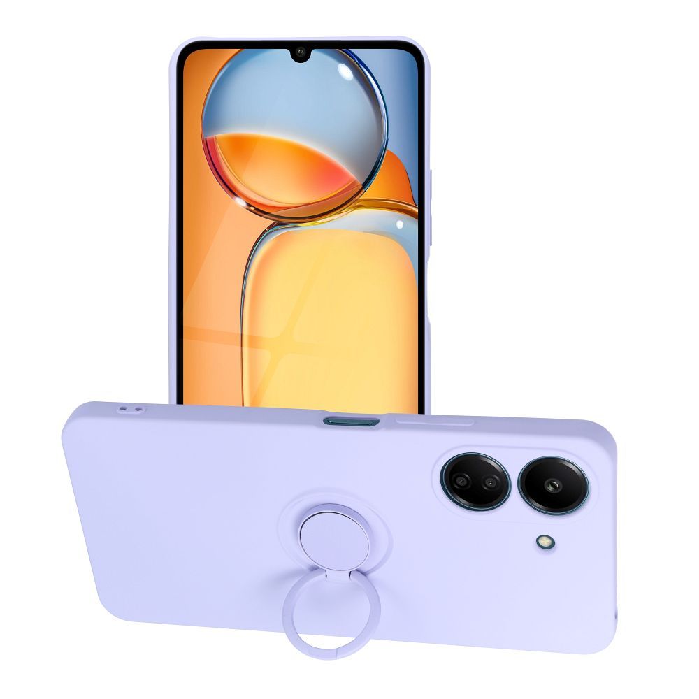Viedtālruņa aizmugurējais vāciņš Xiaomi Redmi 13c Silicone Ring - Dažādās krāsās
