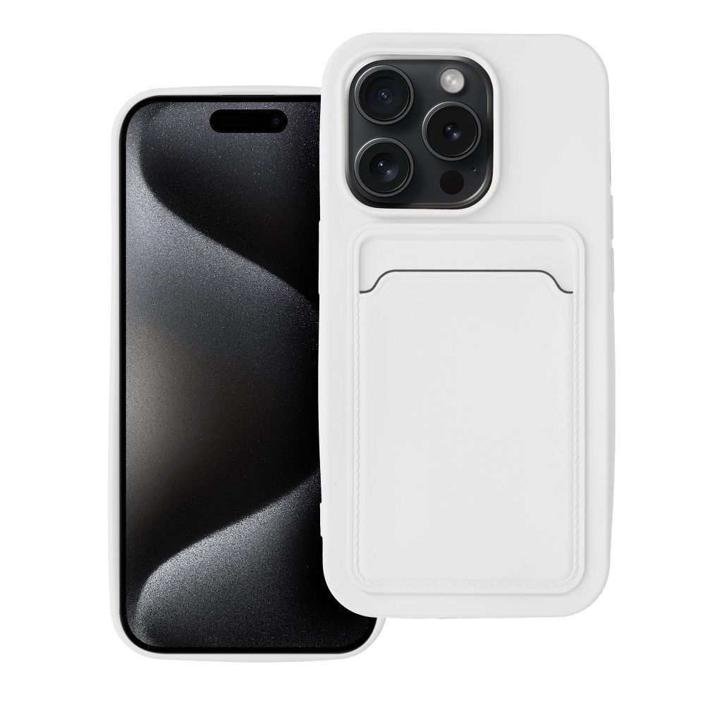 Viedtālruņa aizmugurējais vāciņš Apple iPhone 15 Pro Card Case - Dažādās krāsās